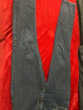 White House Black Market Jeans with Gold Stitching and Jewels on Pocket
